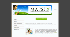 Desktop Screenshot of mapss.ca